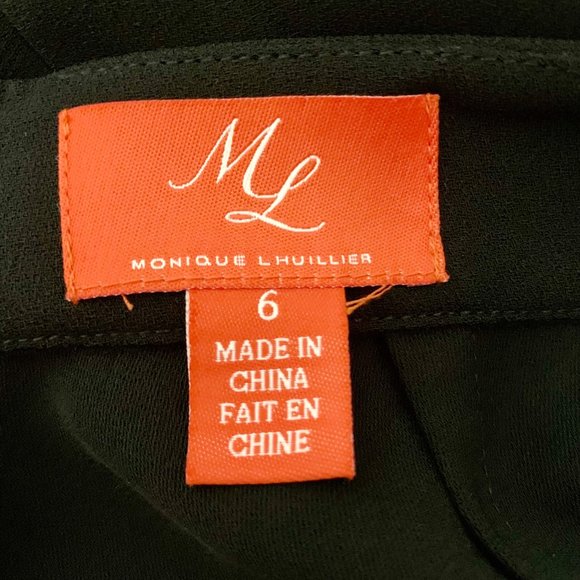 Monique Lhuillier Black Trousers - Picture 7 of 9